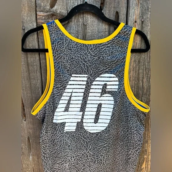 NBA Golden State Warriors Basketball Tank Top Jersey Number 46 Steph Curry - Picture 3 of 5
